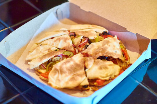 Original La Puccia from Caffe Girasole, an Italian restaurant in Exeter, PA.