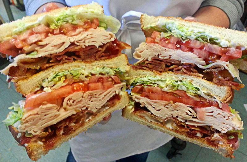 Cold cut hoagie at Vino's Deli in Wilkes-Barre, PA.