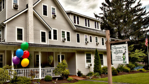 The exterior of The Frogtown Inn in Canadensis, PA