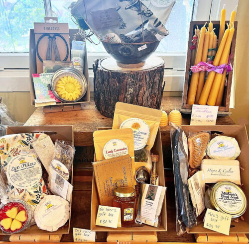 Bath and body products from Mount Pleasant Herbary in Honesdale, PA.