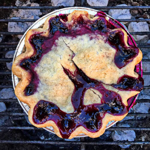 Wild Blueberry Crumb Pie from Beach Lake Bakery in Beach Lake, PA.