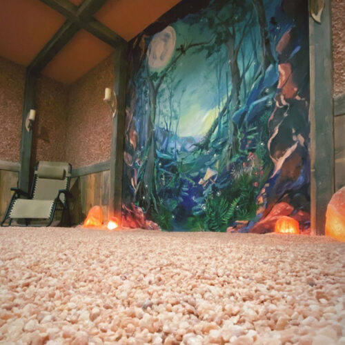 A Himilayan Salt Room at The Salted Pixie in Archbald, PA.
