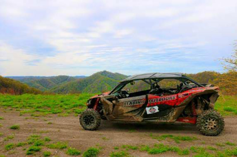 Off-roading in an ATV with Famous Reading Outdoors in Pottsville, PA.