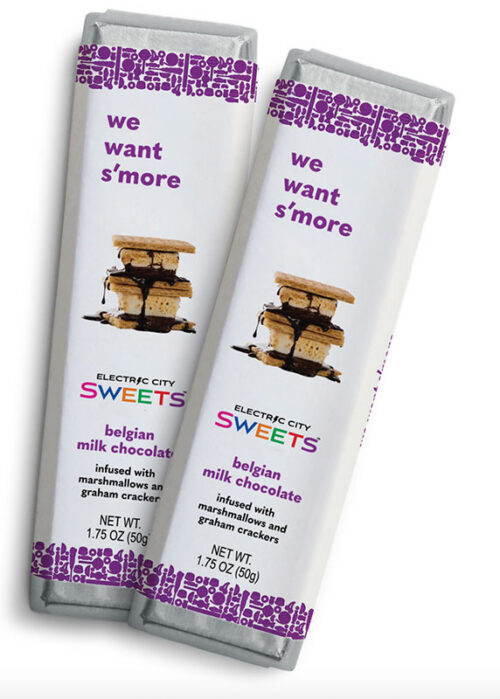 “We Want S'more“ chocolate bars from Electric City Sweets in Scranton, PA.