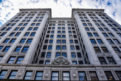 The Bank Triangle building on Public Square in Wilkes-Barre, PA.