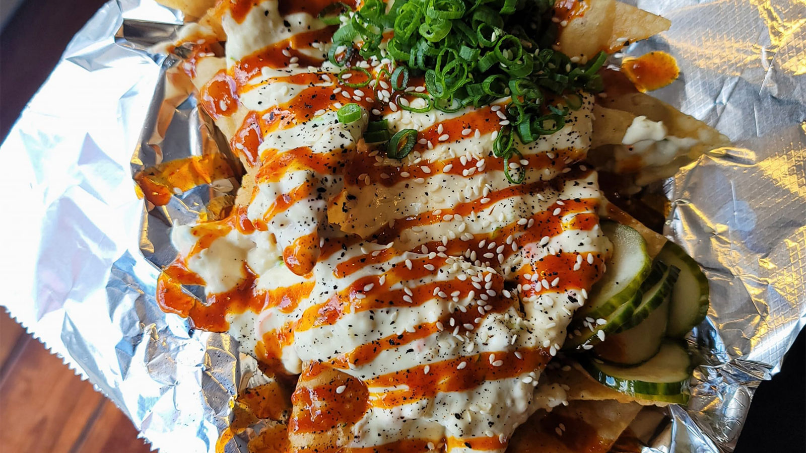 Close up shot of a plate of food at Fourth Taco in Bloomsburg, PA.