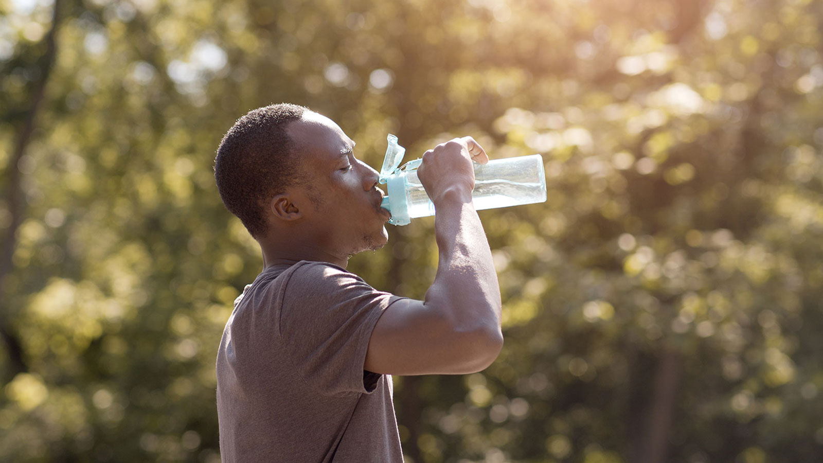 Sky Water Bottle, Drink Water and Stay Hydrated, Healthy, Thirsty