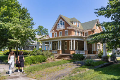A stately mansion along the Historic Tunkhannock Walking Tour in Tunkhannock, PA.