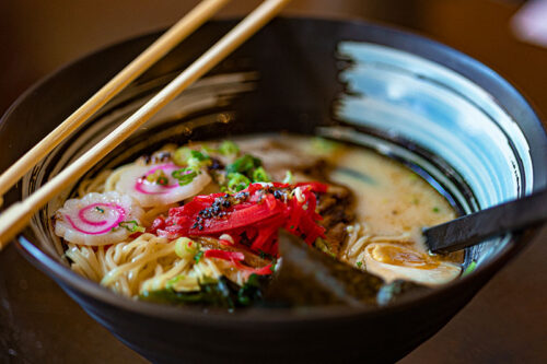A close-up bowl of Ramen from WaFu Ramen & Rice Bowls, formerly Fuji Ramen Scranton in Scranton, PA.