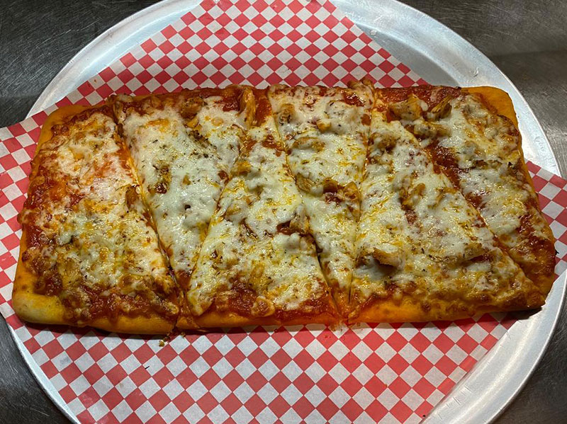 A flatbread from Mickey Gannon's in Scranton, PA.
