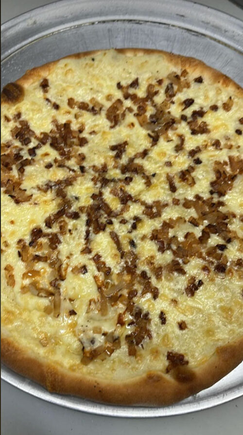 Pagach Pizza from Two Gals Pizza and Subs in Wilkes-Barre, PA.