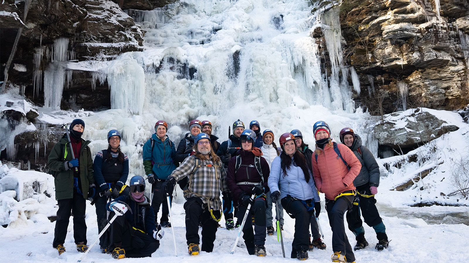 Waterfall Ice Hiking at Ricketts Glen State Park - DiscoverNEPA