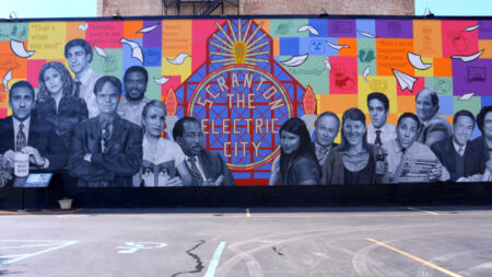 Scranton Tomorrow’s Latest Mural Nears Completion image