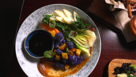 Overhead shot of the Seasonal Harvest Bowl from Alter House in Clarks Summit, PA.