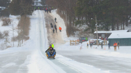 Eagles Mere Toboggan Slide Returns This Winter image