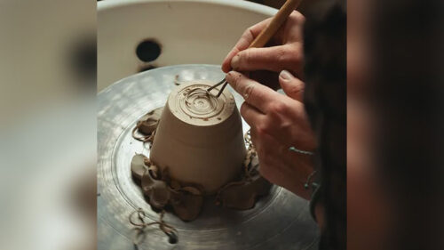 Flyer for Adult Potters class