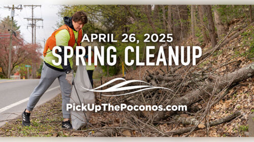 Flyer for the Pick Up The Poconos Day in Stroudsburg, PA.