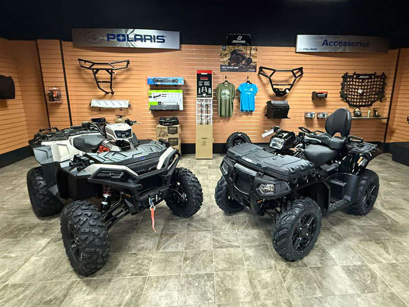 Vehicles on display at Baer Sport Center Inc. in Honesdale, PA.