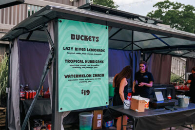 Beverage stand at Montage Mountain Waterpark