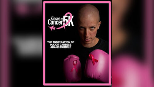 Flyer for the Kisses to Cancer event.