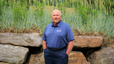 A photo of Don Jacobs outside at the DiscoverNEPA office in Wilkes-Barre, PA.