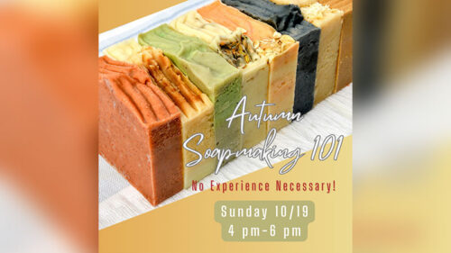 Flyer for Autumn Soap Making