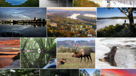 A collage of photos featuring the Susquehanna RIver from the Susquehanna Greenway Partnership Photo Contest.
