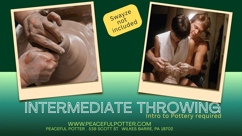 Intermediate Wheel Throwing Class for Adults image