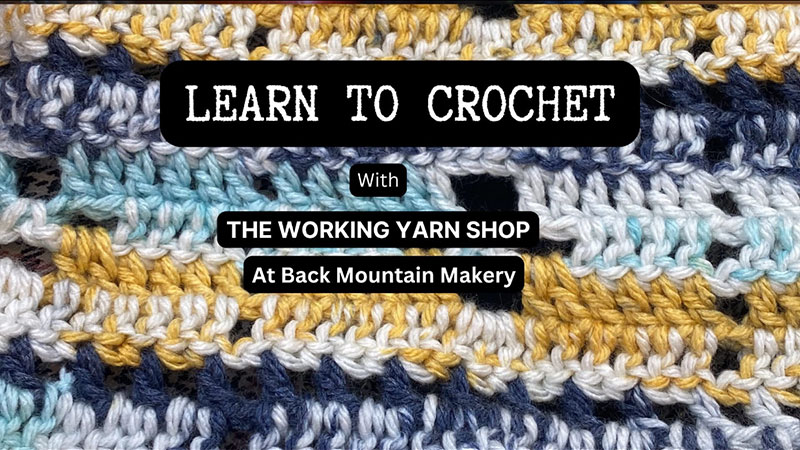 Learn to Crochet with the Working Yarn Shop image