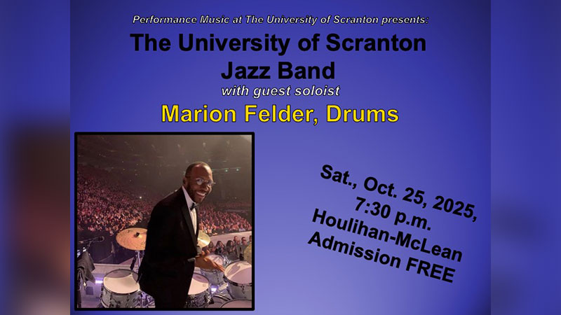 The University of Scranton Jazz Band with guest soloist Marion Felder image
