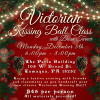 Flyer for the Victoria Kissing Ball Class