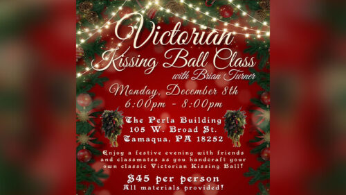 Flyer for the Victoria Kissing Ball Class