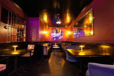 A view of the main seating area at Madame Jenny's in Scranton, PA.