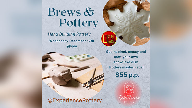Brews and Pottery: Snowflake Dish image