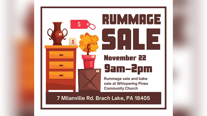 Fall Rummage & Thanksgiving Pie Sale image