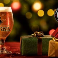 Flyer for the Holiday Train Ride and Brewery Experience in Honesdale, PA.