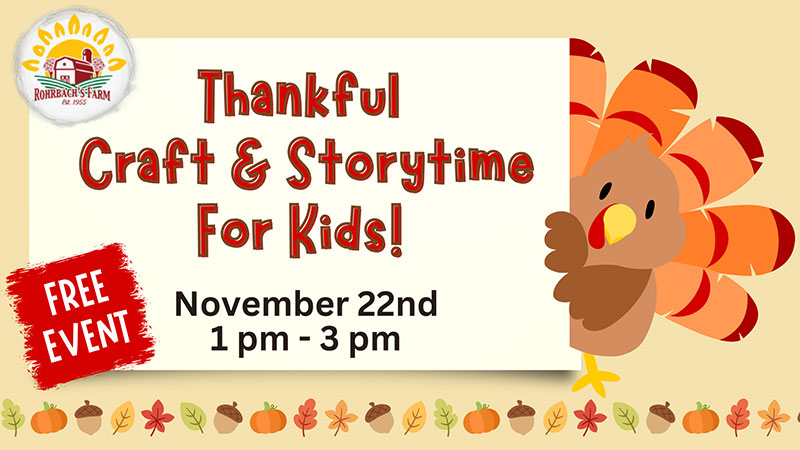 Thankful Craft & Story Time For Kids image
