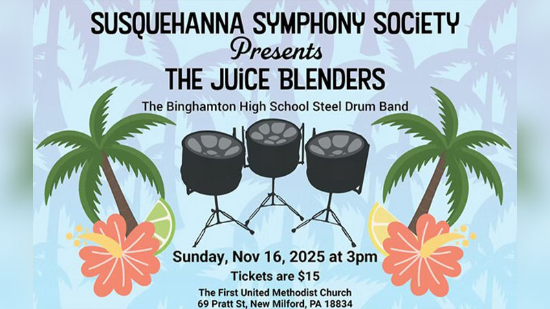 Susquehanna Symphony Society Presents: The Juiceblenders Steel Drum Band image