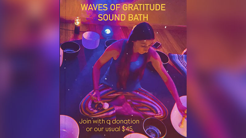 Waves of Gratitude Sound Bath image
