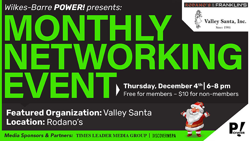 Wilkes-Barre POWER December Networking Event image