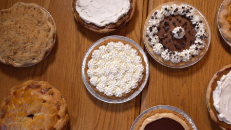A variety of Thanksgiving pies from Something Special bakery in Kingston, PA.