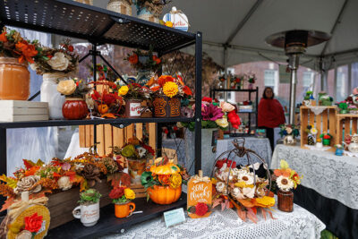 Fall themed goodies at the 2025 Artisans' Marketplace at the Waverly Community House