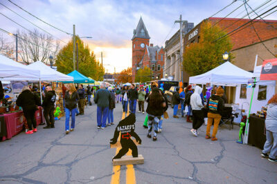 A street view of the second annual Carbondalien Festival in Carbondale, PA.