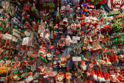 Ornaments at Main Hardware Christmasland
