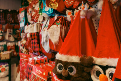 Stockings at Main Hardware Christmasland