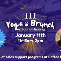 111 Yoga & Brunch w/ Sound Healing image