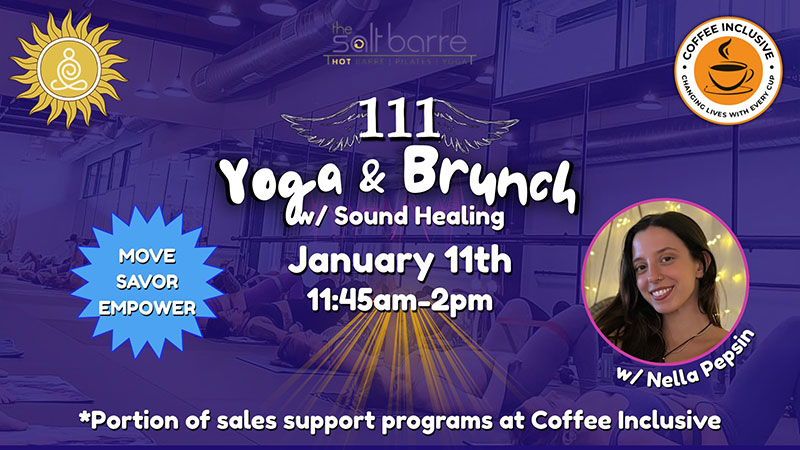 111 Yoga & Brunch w/ Sound Healing image