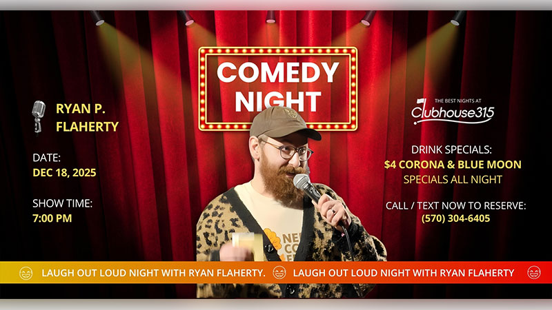 Comedy Showcase with Ryan Flaherty image