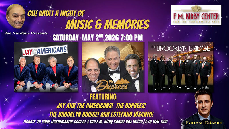 Joe Nardone Presents: Oh! What A Night of Music & Memories image