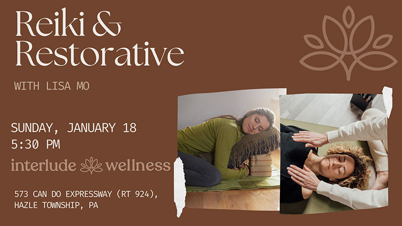 Restorative Yoga and Reiki Healing Experience image